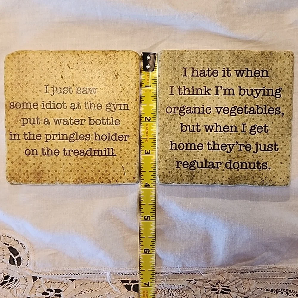 Paisley & Parsley Inspirational Quote Coasters Set